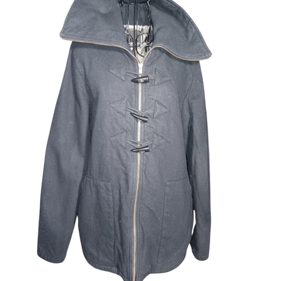 Volcom Black Toggle Coat - Picture 1 of 10